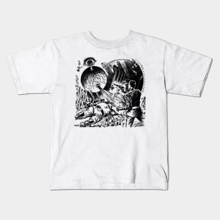 Sci Fi Pulp 1 Kids T-Shirt